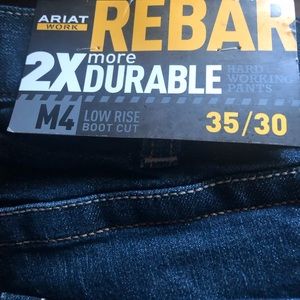 Ariat Rebar jeans - brand new with tags